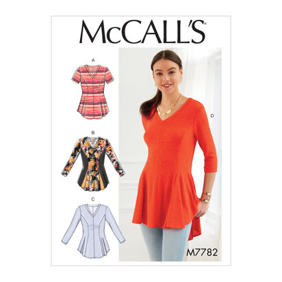McCall's Misses'/Women's Tops M7782 - Sewing Pattern