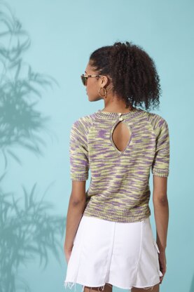 Sweater & Top in King Cole Linendale Reflections DK - P6125 - Leaflet