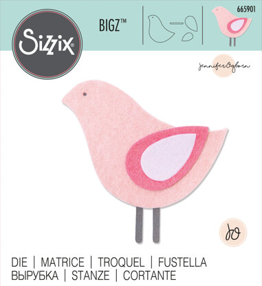 Sizzix Bigz Die Scandinavian Bird by Jennifer Ogborn