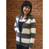 Plymouth Yarn 3440 Women's Striped Tunic Cardigan PDF