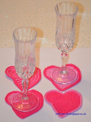 Valentine Hearts Coasters