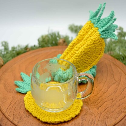 Pineapple Slices Coaster Set