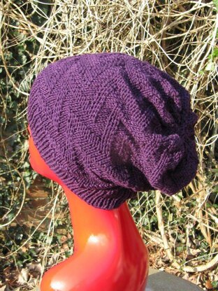 Zig Zag Slouch Hat