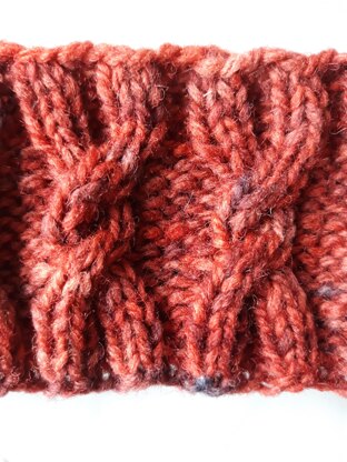 Aran Cable Headband Neckwarmer