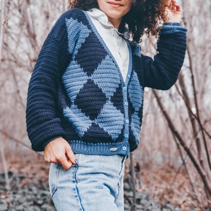 Deep Blue Cardigan