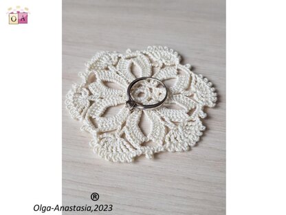 Openwork antique flower