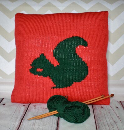 Woodland Squirrel Cushion Cover