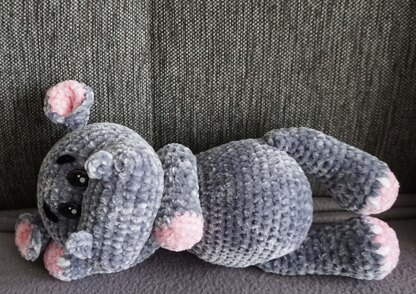 Crochet Pattern for the Hippo Taddle!