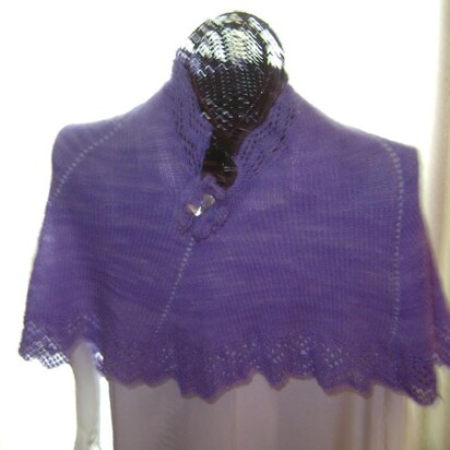 LACY LAVENDER CAPELET