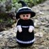 Halloween Witch Doll Knitting Pattern - Toy Knitting Pattern