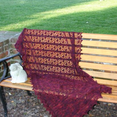 Cherry Country Shawl