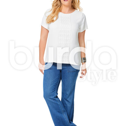 Burda Style Women's Blouse B6552 - Paper Pattern, Size 20-34