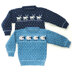 Yankee Knitter Designs 1 Child's Sheep & Reindeer Sweaters