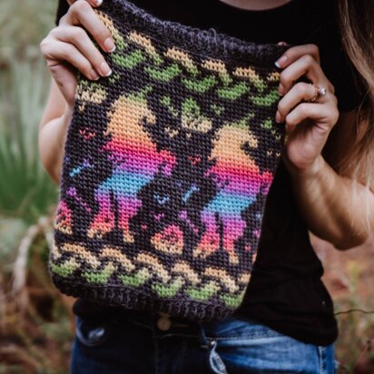 Unicorn Crochet Cowl