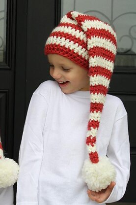 Bulky Weight Crocheted Holiday Stocking Cap