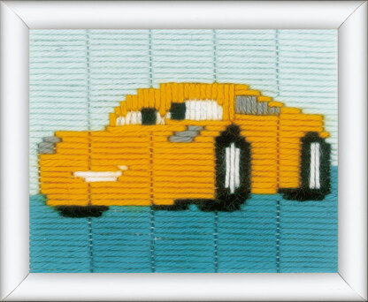 Vervaco Long Stitch Kit: Disney: Cars - Cruz - 16 x 12.5cm