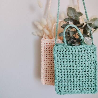 Mini crochet purse bag Bloom