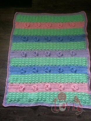 Tastefully Textured Baby Blanket