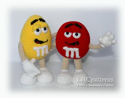 Crochet Candy Pattern, Crochet M and M Pattern