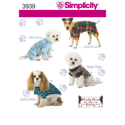 Simplicity Crafts 3939 - Paper Pattern, Size A (S,M,L)