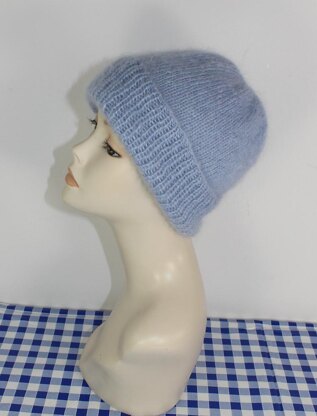 Mohair Beanie Hat Circular