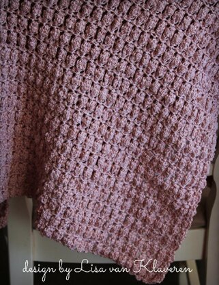 Blush On The Rose Afghan