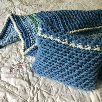 Blue Moon Baby Blanket