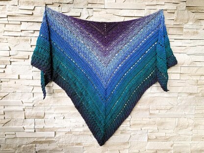 Triangular Scarf "Nyx"