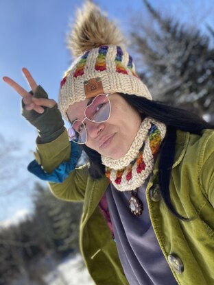 Over the Rainbow Headband/Neckwarmer