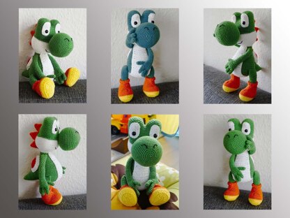 Amigurumi Häkelanleitung Yoshi