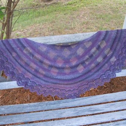 Intrigued with Beads Shawl