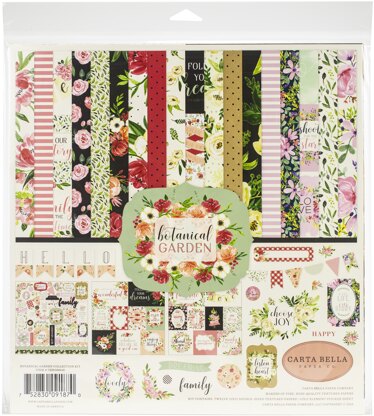 Echo Park Paper Carta Bella Collection Kit 12"X12" - Botanical Garden