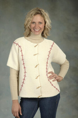 Jacket in Plymouth Yarn Jeannee Chunky - 1776 - Downloadable PDF