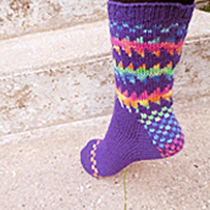 Lizzie Lazy ColorSox - knitting pattern
