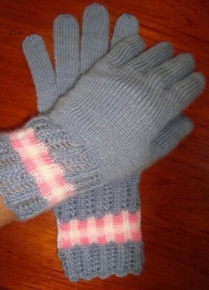 Gingham & Lace Gloves