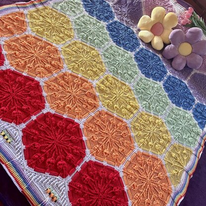 Chasing Rainbows Finding Tulips Blanket