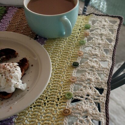 Buttons + Stripes Place Mat