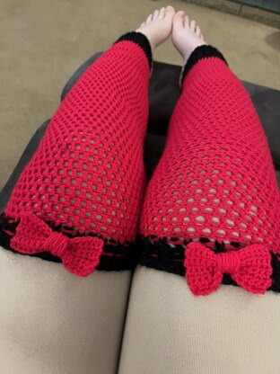 Bow leg warmers