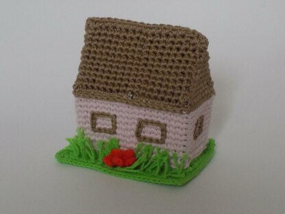 Crochet Amigurumi Toy House for Home Decor