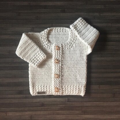 Grayson Baby Cardigan Hat and Booties Set