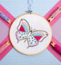 Hawthorn Handmade Butterfly Contemporary Embroidery Kit - 12 x 15cm