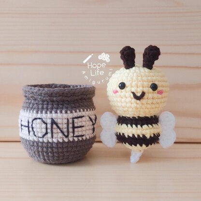 Bee in Honey Pot