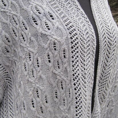 Donnegal Cable Lace Shawl