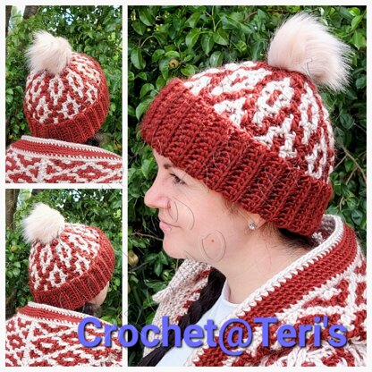 Chunky Diamond Mosaic Hat