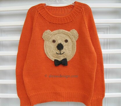 Bear Pom-Pom Pullover