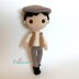 Gilbert Blythe amigurumi doll - crochet pattern by Crochelandia