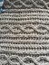 Repeating Rope Cable-Knit Blanket