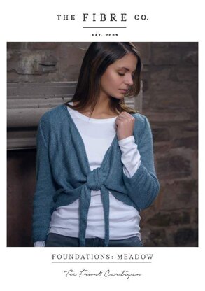 The Fibre Co. Tie Front Cardigan PDF at WEBS