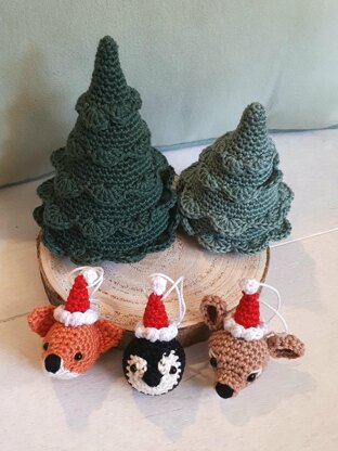 Christmas animals ornaments