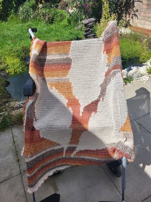 Autumn leaves lapblanket